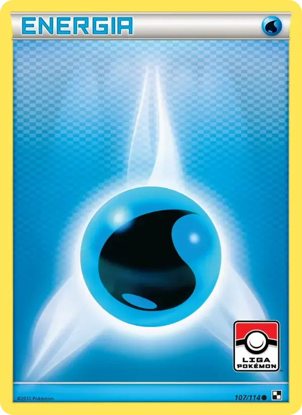 Energia de Água — Black & White 107 Portuguese Pokémon card