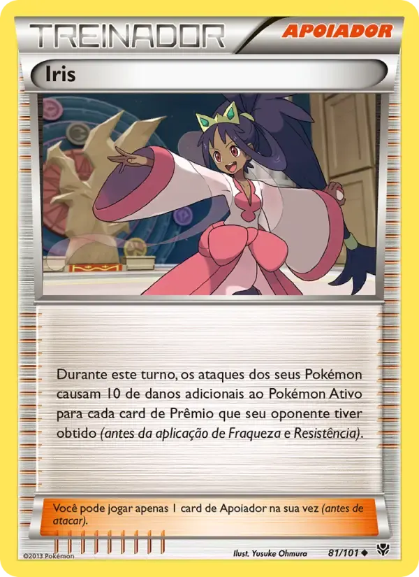 Iris — Explosão de Plasma 81 Portuguese Pokémon card