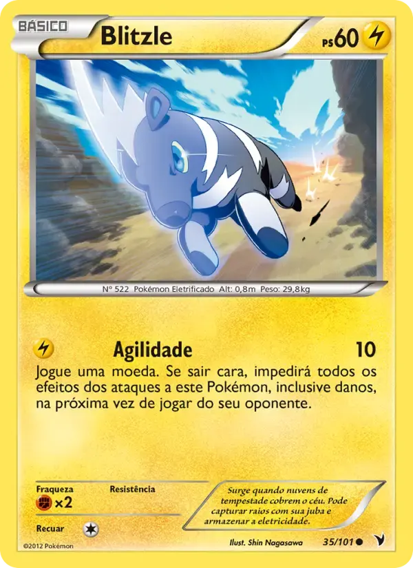 Blitzle — Vitórias Nobres 35 Portuguese Pokémon card