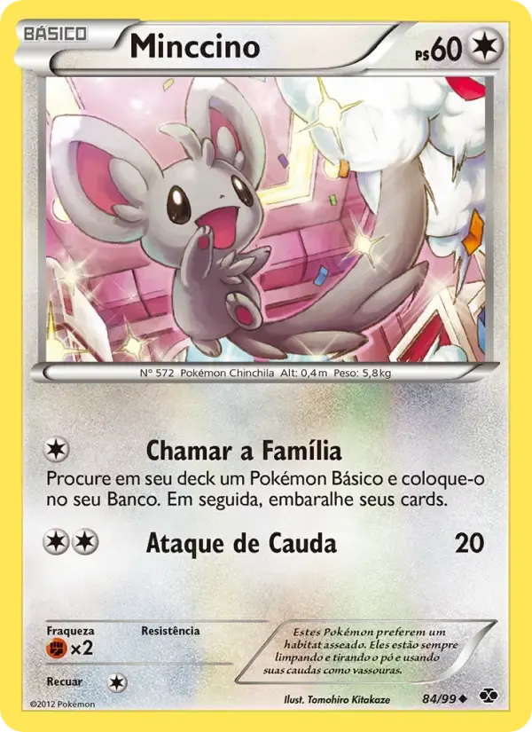 Minccino — Próximos Destinos 84 Portuguese Pokémon card