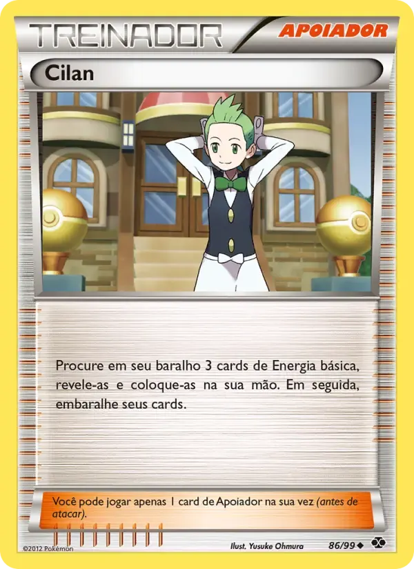 Cilan — Próximos Destinos 86 Portuguese Pokémon card