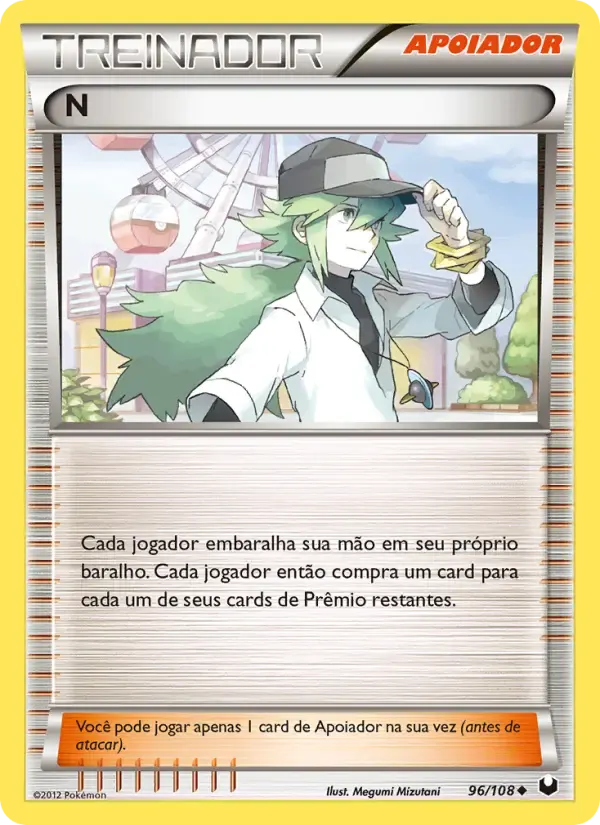 N — Exploradores da Escuridão 96 Portuguese Pokémon card