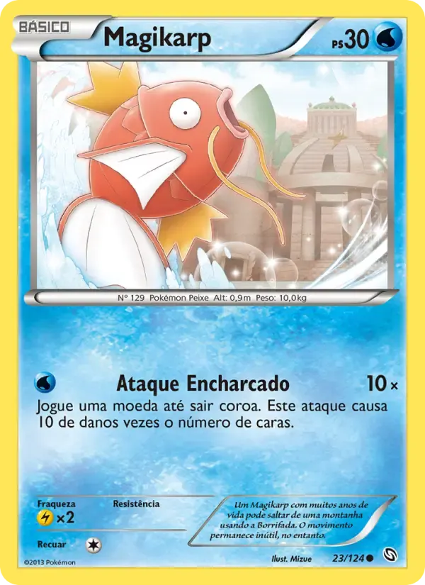 Magikarp — Dragões Enaltecidos 23 Portuguese Pokémon card