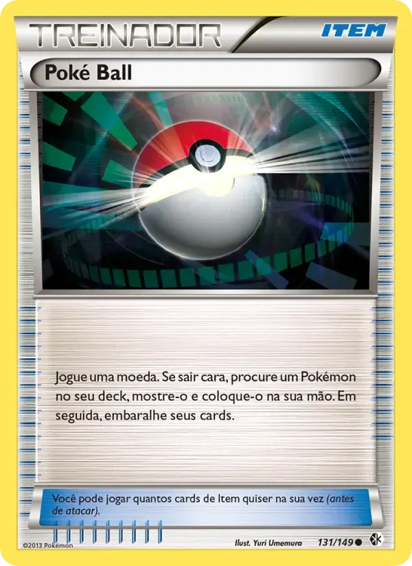 Poké Ball — Fronteiras Cruzadas 131 Portuguese Pokémon card