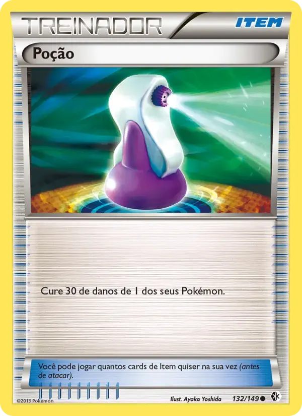 Poção — Fronteiras Cruzadas 132 Portuguese Pokémon card
