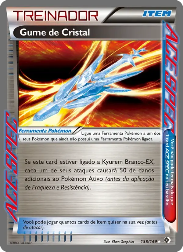 Gume de Cristal — Fronteiras Cruzadas 138 Portuguese Pokémon card