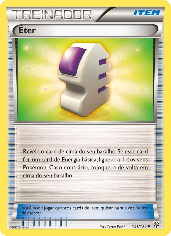 Éter — Tempestade de Plasma 121 Portuguese Pokémon card