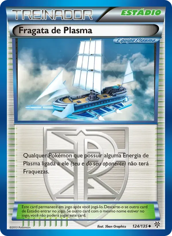 Fragata de Plasma — Tempestade de Plasma 124 Portuguese Pokémon card
