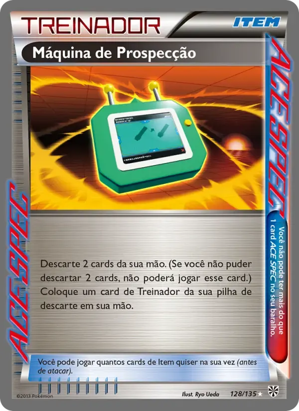 Máquina de Prospecção — Tempestade de Plasma 128 Portuguese Pokémon card