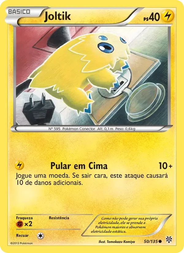 Joltik — Tempestade de Plasma 50 Portuguese Pokémon card