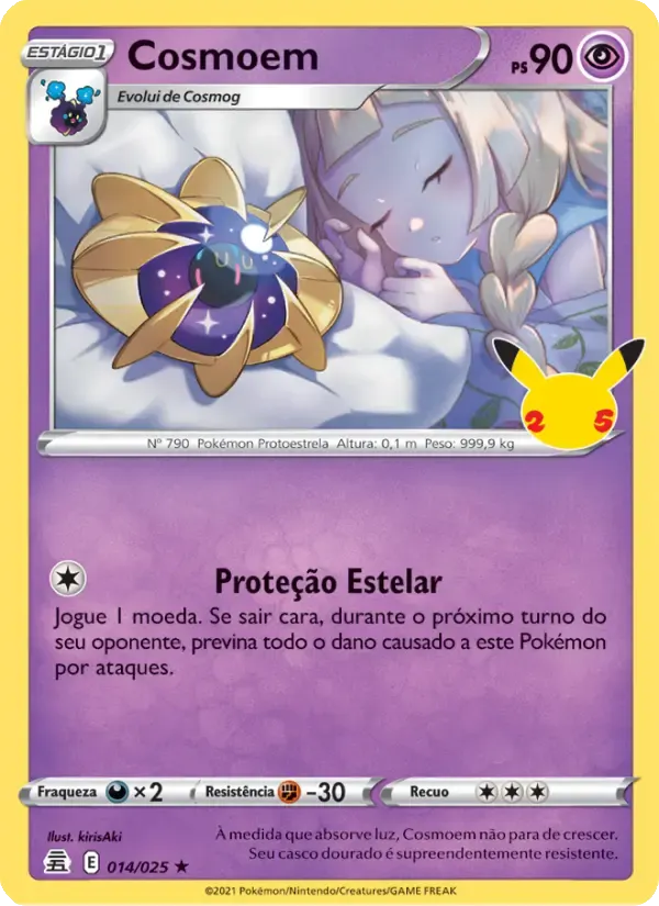 Cosmoem — Celebrações 14 Portuguese Pokémon card