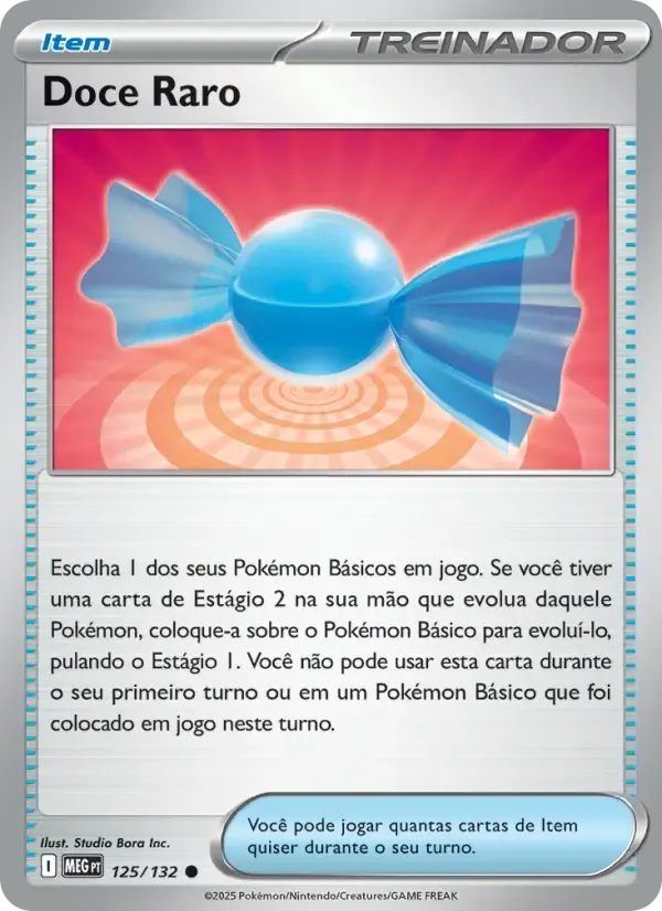 Doce Raro — Megaevolução 125 Portuguese Pokémon card