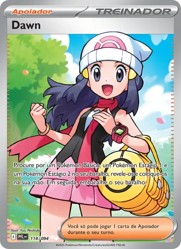 Dawn — Fogo Fantasmagórico 118 Portuguese Pokémon card