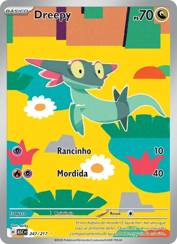 Dreepy — Heróis Excelsos 247 Portuguese Pokémon card