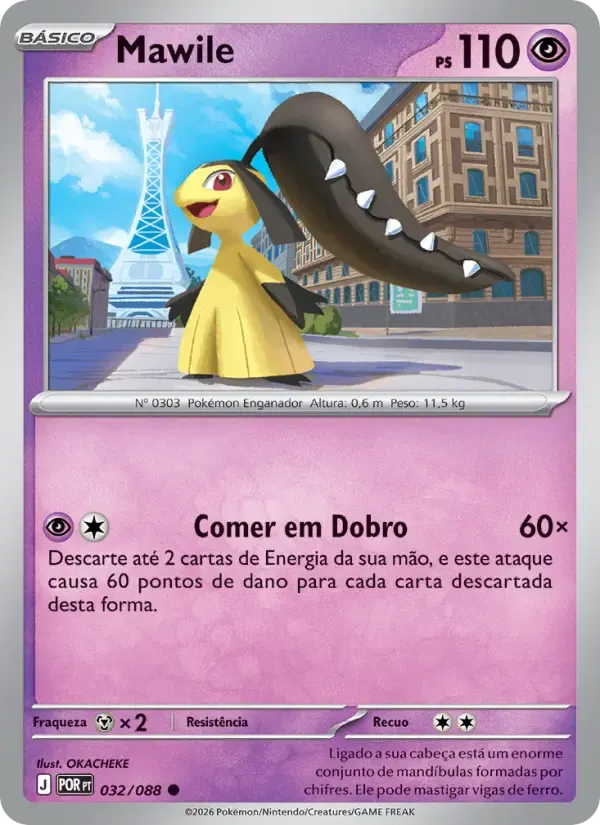 Mawile — Equilíbrio Perfeito 32 Portuguese Pokémon card