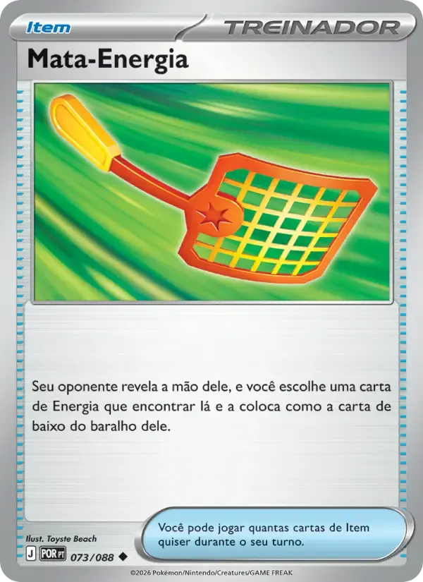 Mata-Energia — Equilíbrio Perfeito 73 Portuguese Pokémon card