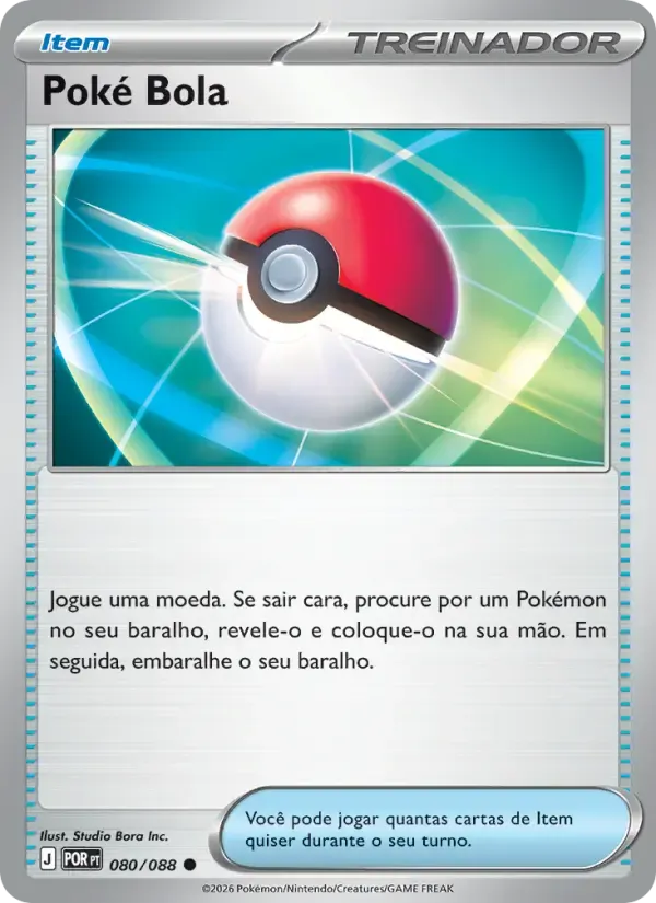 Poké Bola — Equilíbrio Perfeito 80 Portuguese Pokémon card