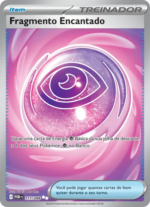Fragmento Encantado — Equilíbrio Perfeito 117 Portuguese Pokémon card