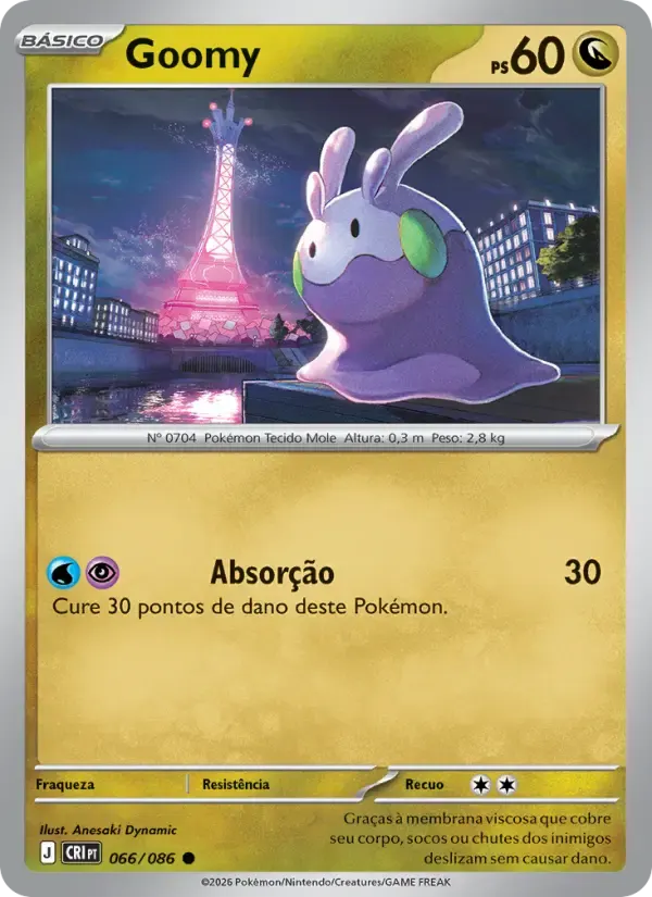 Goomy — Caos Ascendente 66 Portuguese Pokémon card