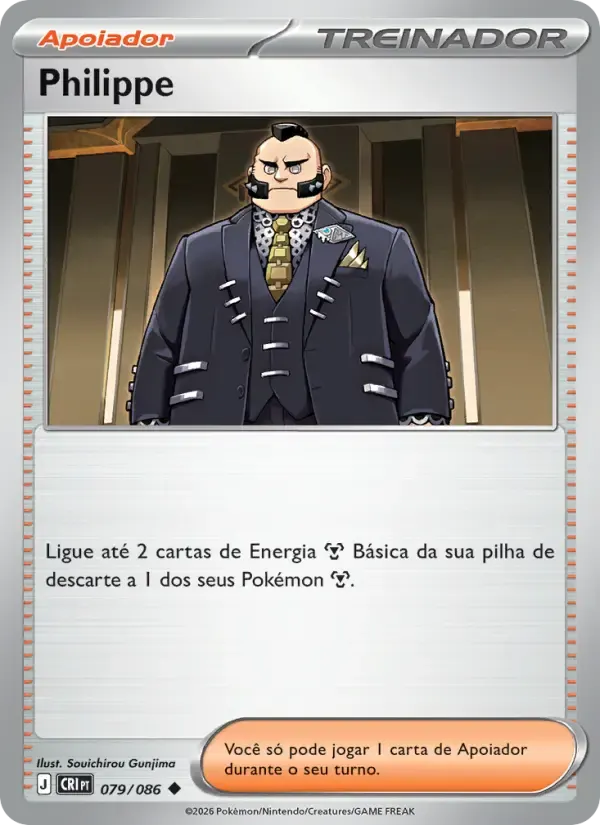 Philippe — Caos Ascendente 79 Portuguese Pokémon card