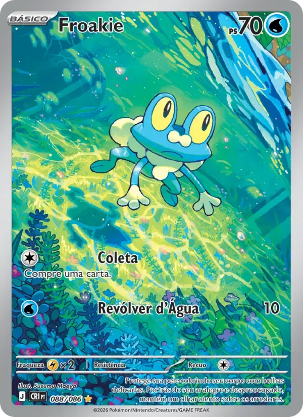 Froakie — Caos Ascendente 88 Portuguese Pokémon card