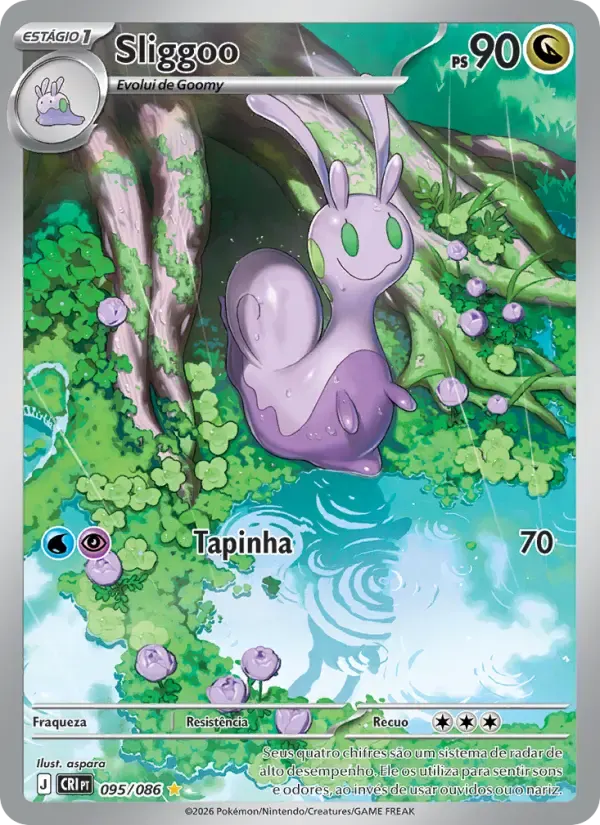 Sliggoo — Caos Ascendente 95 Portuguese Pokémon card