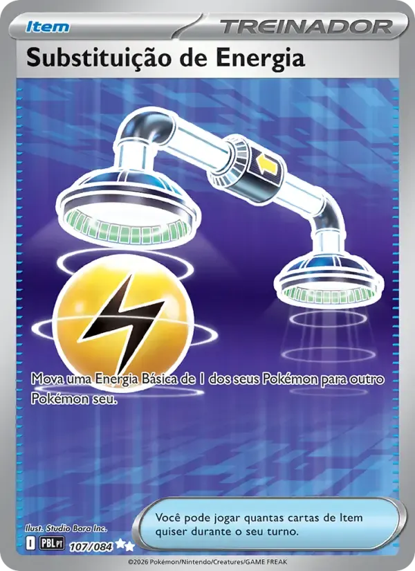 Substituição de Energia — Escuridão Absoluta 107 Portuguese Pokémon card