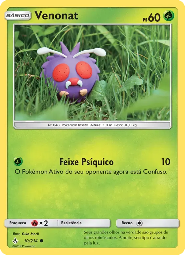 Venonat — Elos Inquebráveis 10 Portuguese Pokémon card