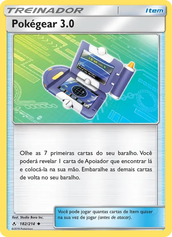 Pokégear 3.0 — Elos Inquebráveis 182 Portuguese Pokémon card