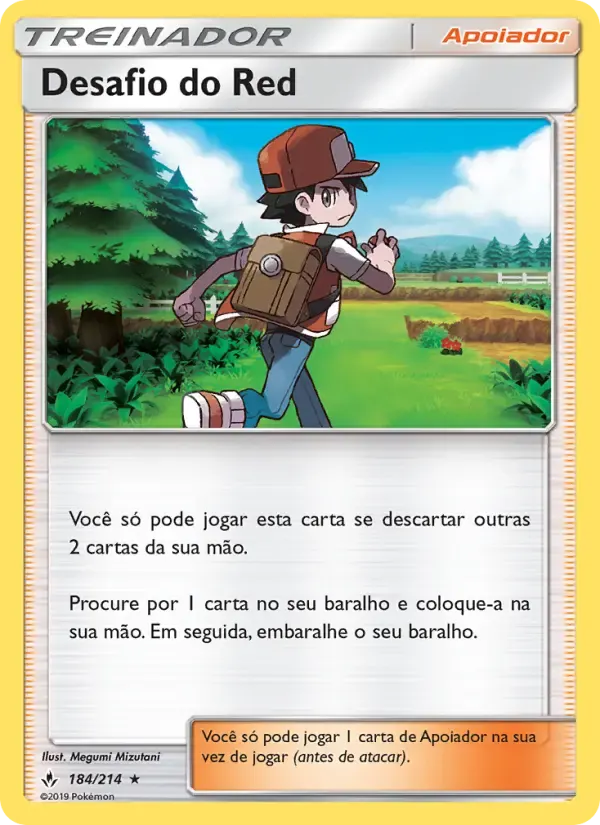 Desafio do Red — Elos Inquebráveis 184 Portuguese Pokémon card