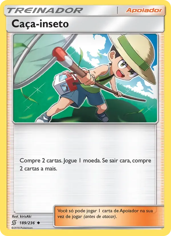 Caça-inseto — Sintonia Mental 189 Portuguese Pokémon card