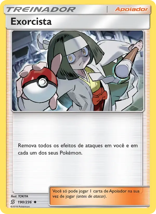 Exorcista — Sintonia Mental 190 Portuguese Pokémon card