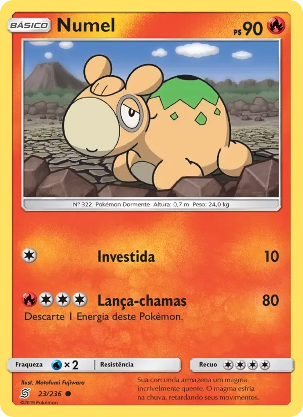 Numel — Sintonia Mental 23 Portuguese Pokémon card