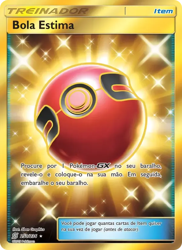 Bola Estima — Sintonia Mental 250 Portuguese Pokémon card