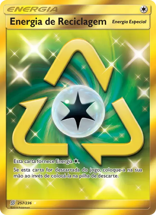 Energia de Reciclagem — Sintonia Mental 257 Portuguese Pokémon card