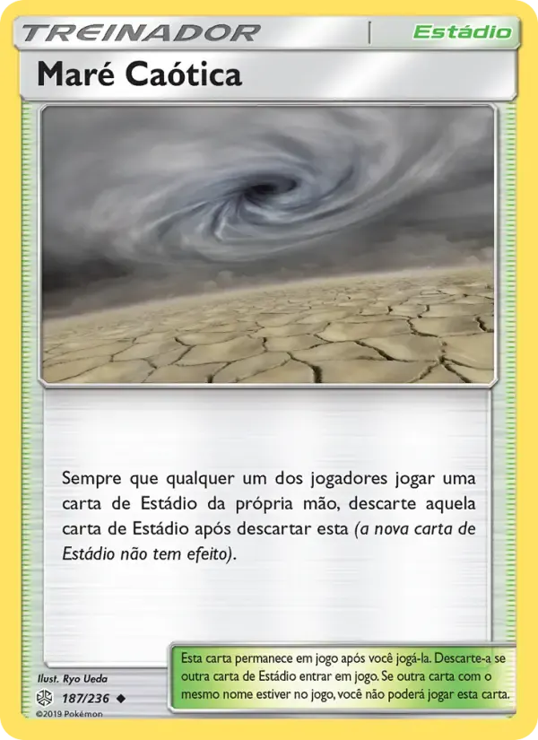 Maré Caótica — Eclipse Cósmico 187 Portuguese Pokémon card