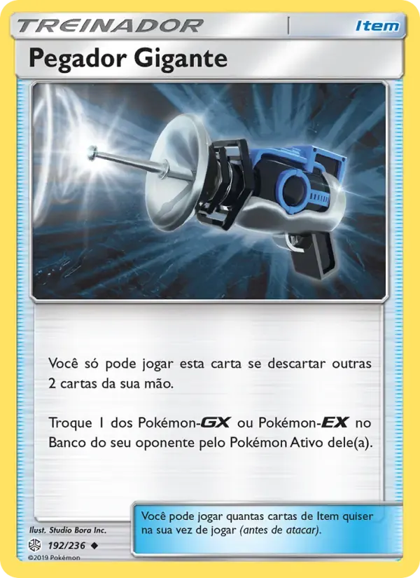 Pegador Gigante — Eclipse Cósmico 192 Portuguese Pokémon card