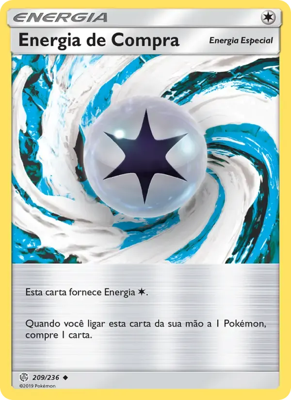 Energia de Compra — Eclipse Cósmico 209 Portuguese Pokémon card