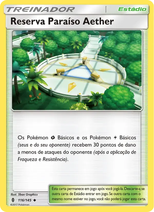 Reserva Paraíso Aether — Guardiões Ascendentes 116 Portuguese Pokémon card