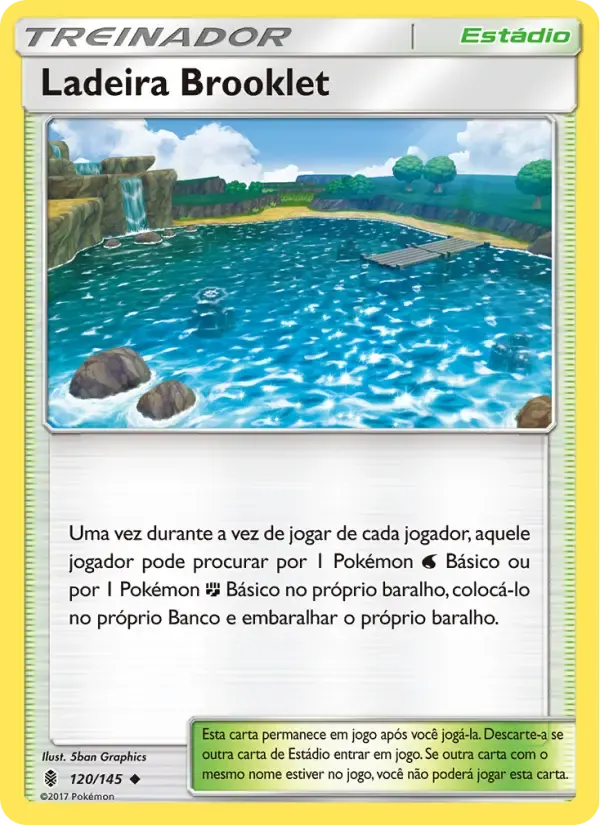 Ladeira Brooklet — Guardiões Ascendentes 120 Portuguese Pokémon card