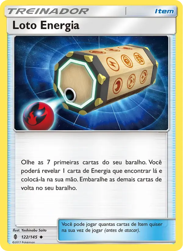 Loto Energia — Guardiões Ascendentes 122 Portuguese Pokémon card