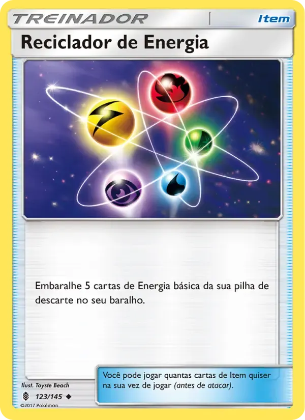 Reciclador de Energia — Guardiões Ascendentes 123 Portuguese Pokémon card