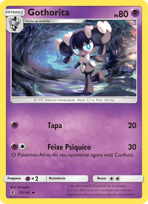 Gothorita — Guardiões Ascendentes 53 Portuguese Pokémon card