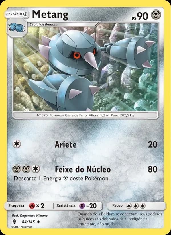 Metang — Guardiões Ascendentes 84 Portuguese Pokémon card