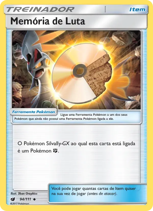 Memória de Luta — Invasão Carmim 94 Portuguese Pokémon card