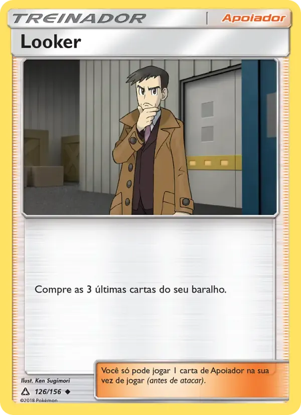 Looker — Ultra Prisma 126 Portuguese Pokémon card
