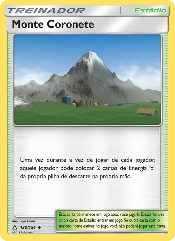 Monte Coronete — Ultra Prisma 130 Portuguese Pokémon card