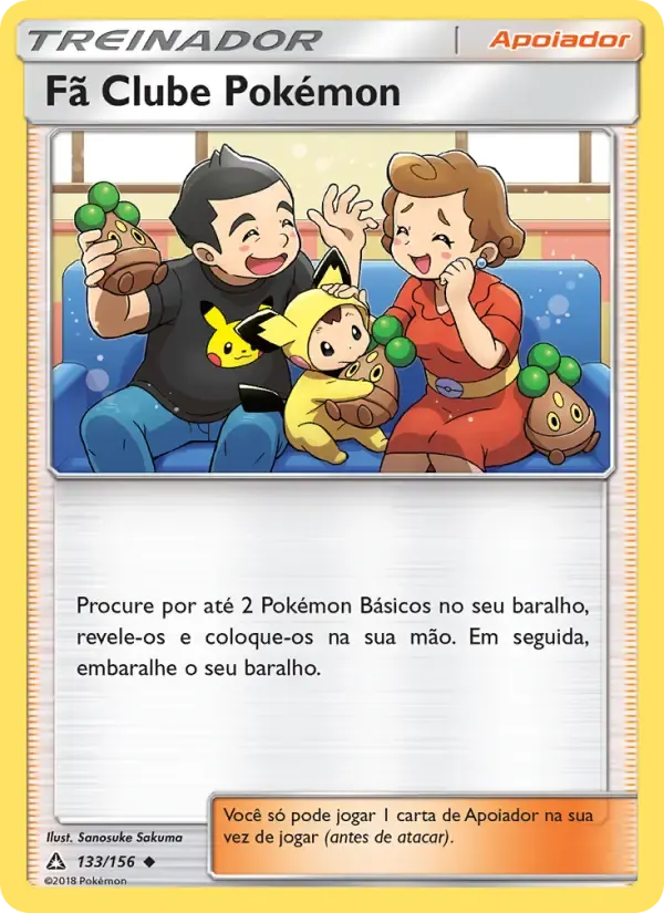 Fã Clube Pokémon — Ultra Prisma 133 Portuguese Pokémon card
