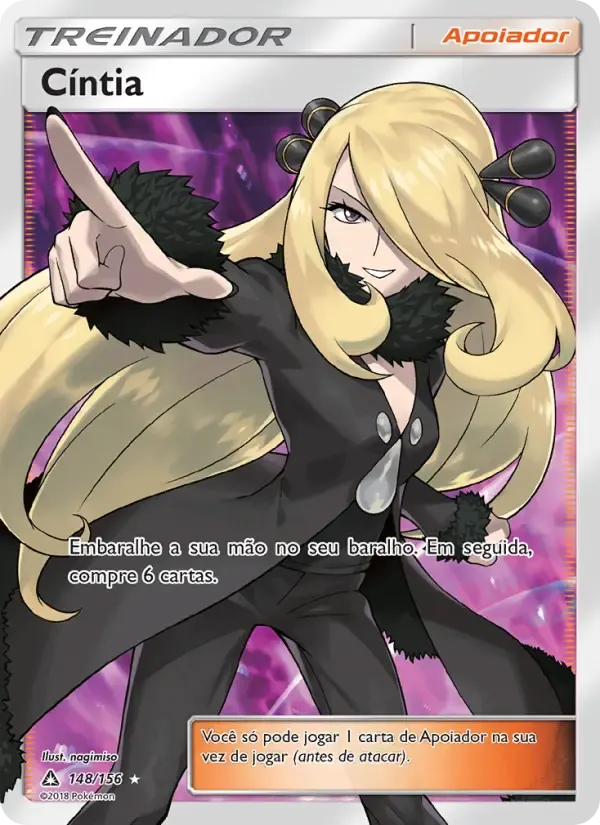 Cíntia — Ultra Prisma 148 Portuguese Pokémon card