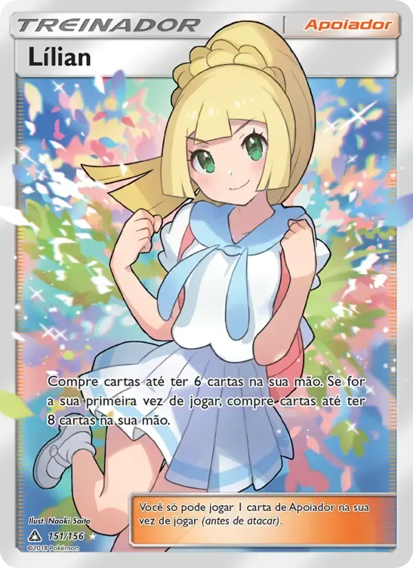 Lílian — Ultra Prisma 151 Portuguese Pokémon card